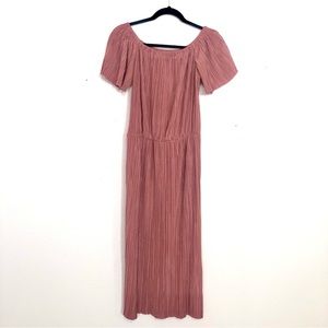 Gianni Bini Pleated Conch Shell Dress